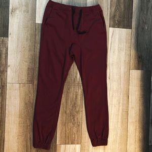 ZANEROBE Sureshot Jogger in Burgandy